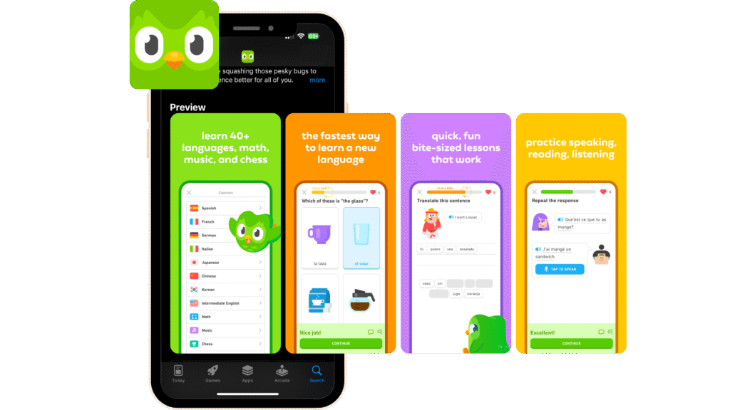 Duolingo colour theory