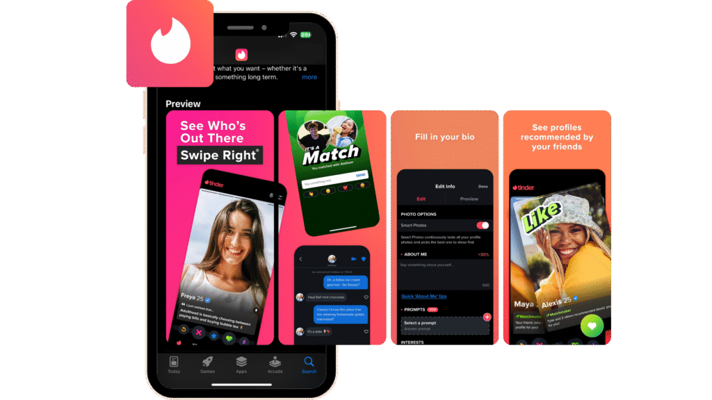 Tinder colour theory