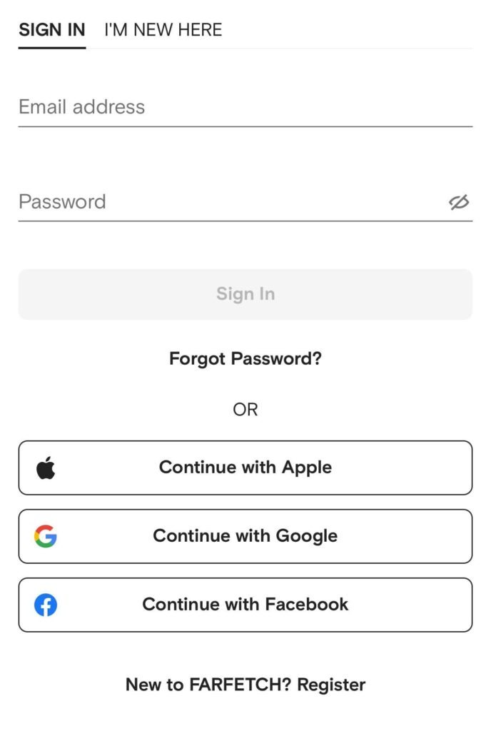 Farfetch E-Commerce Search