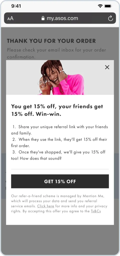 ASOS E-Commerce Referral